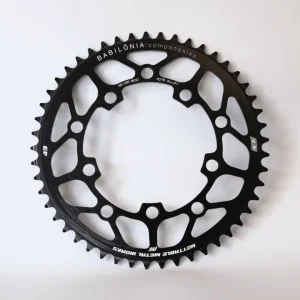 Coroa ‘Babilonia Componentes’ aluminio 7075 47/49 dentes FIXA / SINGLE SPEED