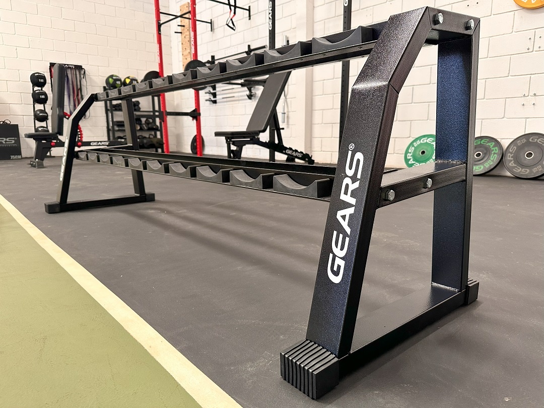Suporte Dumbbell Horizontal 10 Pares Linha Pro - Image 4