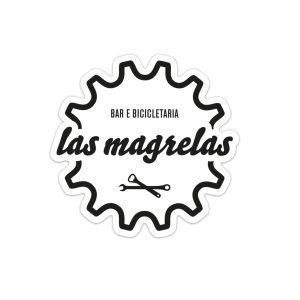 Adesivo plastico Las Magrelas branco