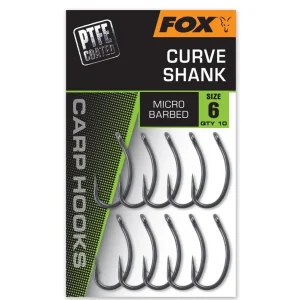 Anzol Fox Curve Shank PTFE Coated