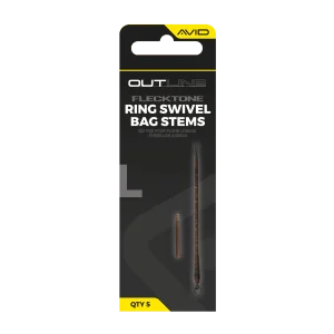 Ring Swivel Bag Stem Avid Carp Outline FleckTone L